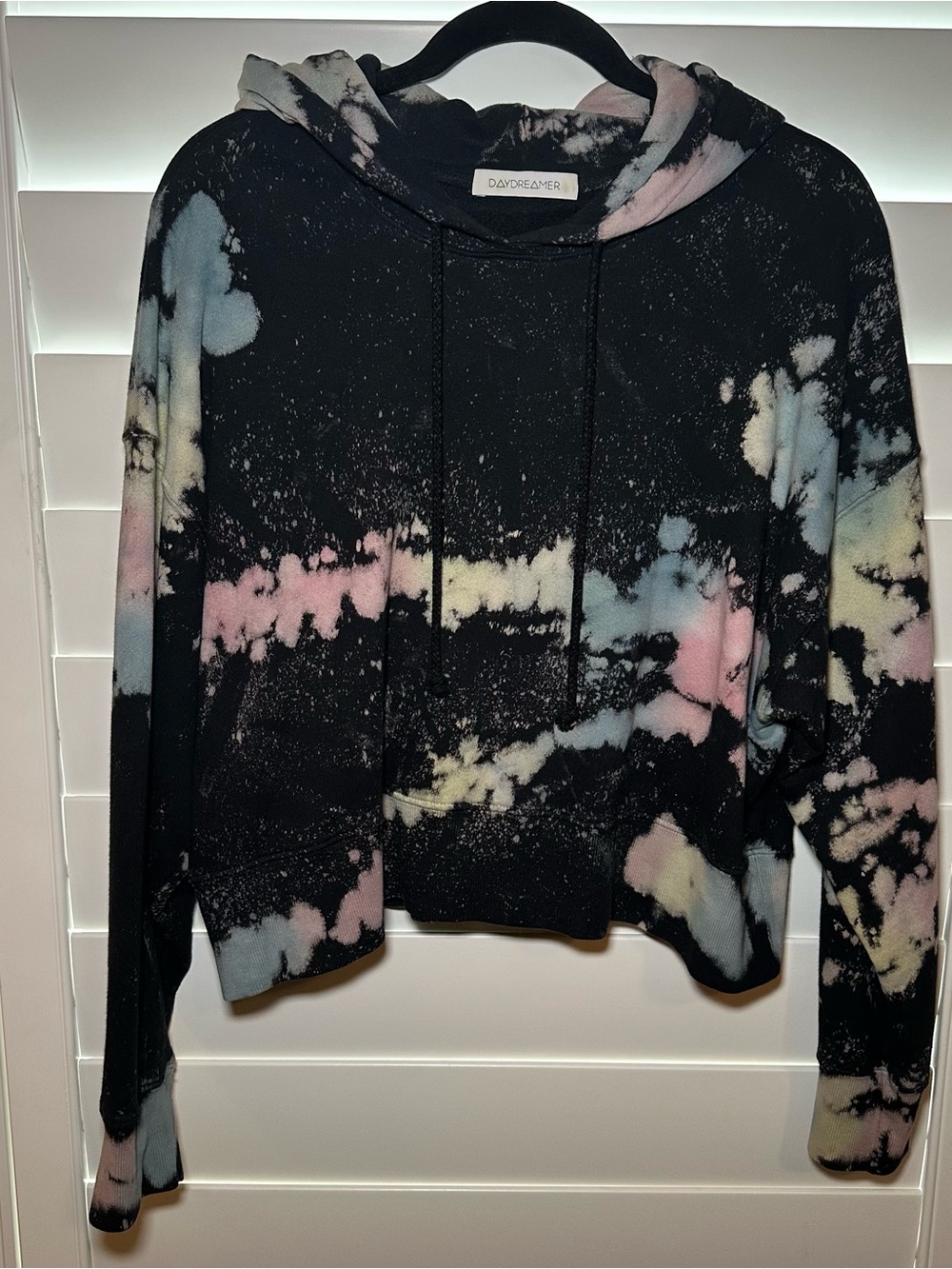Daydreamer Black Tie-Dye Hoodie